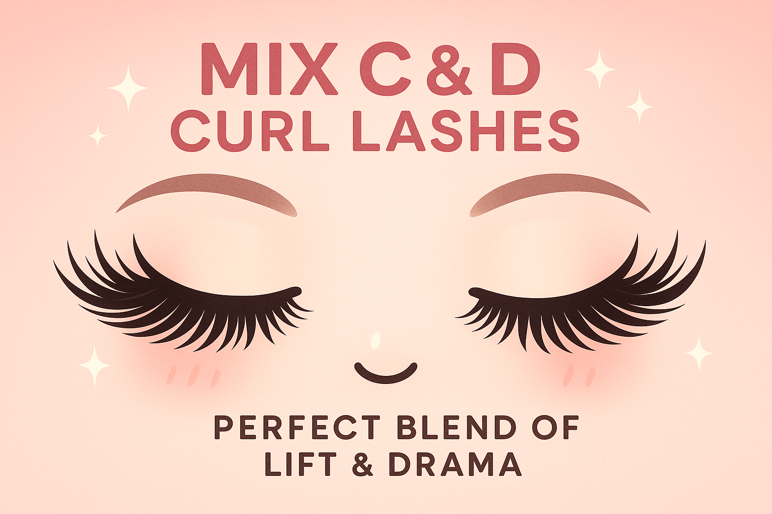 Mix C and D Curl Lashes – Get the Perfect Blend of Lift & Drama