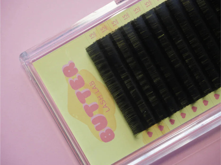 Black Lash Extensions | Soft Premium Lashes | D & C Curls