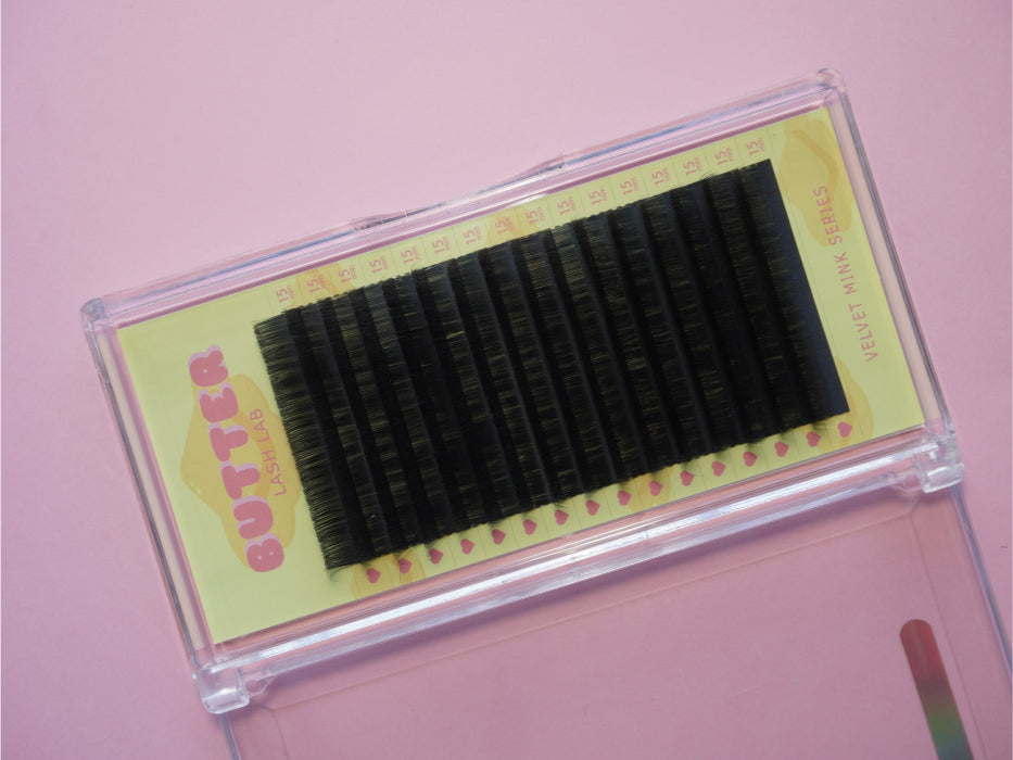 Faux Velvet Black Mink Lash Extensions
